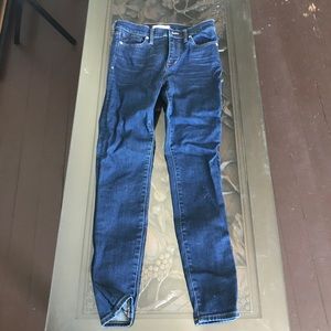 Madewell high riser skinny size 26 jeans